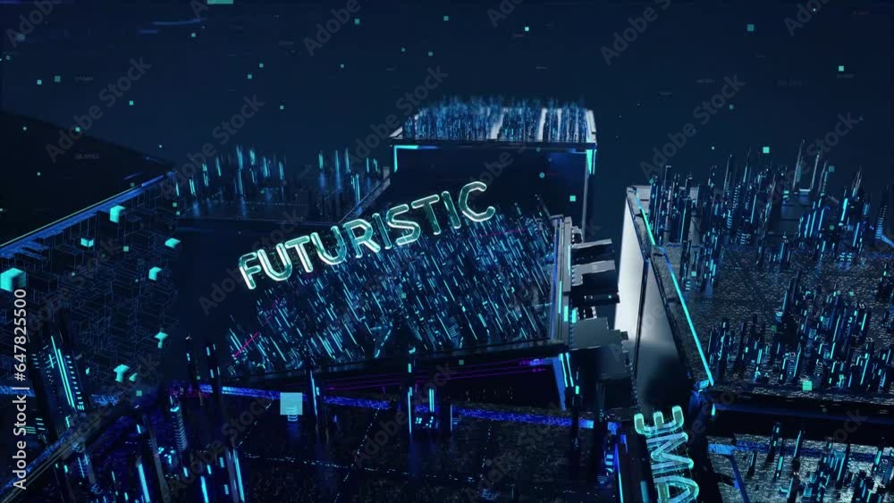 Enter The Metaverse with digital technology hitech concept