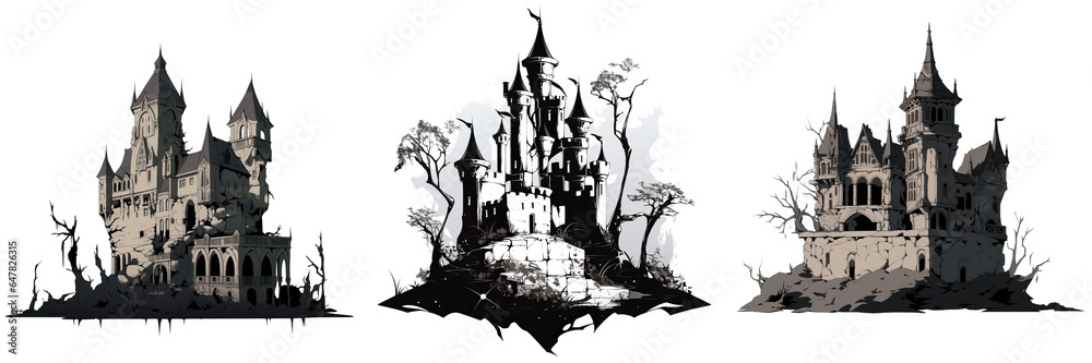 Abandoned Castle Logo 2d