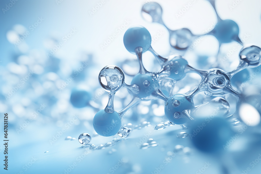 Molecule of compound substance Molecule of compound substance