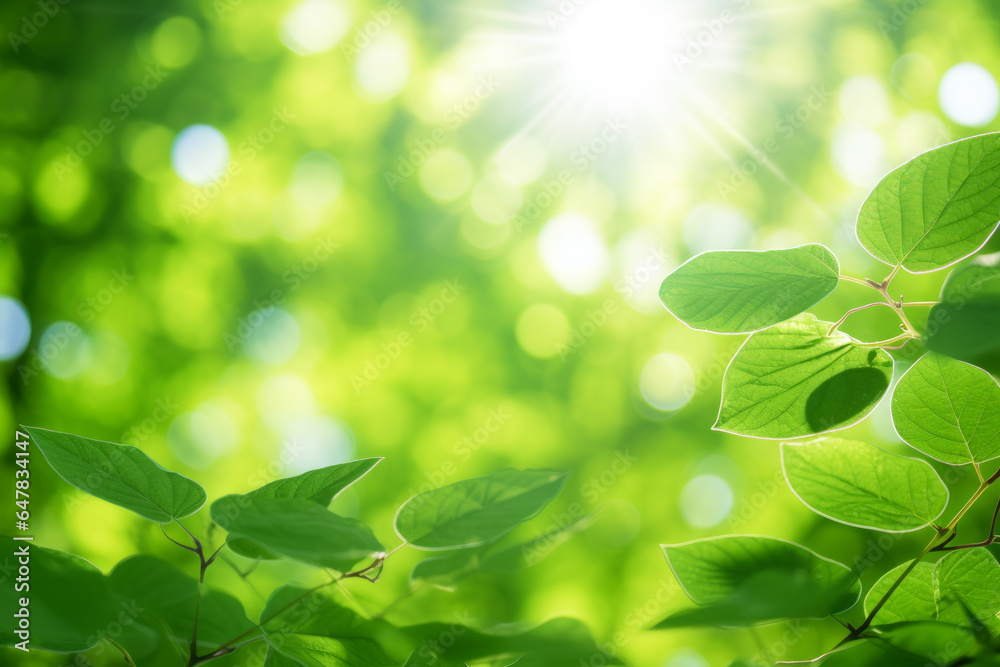 An abstract green nature background An abstract green nature background
