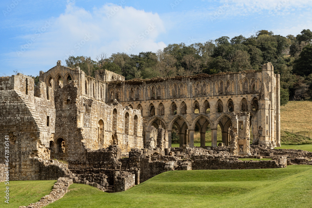 Rievaulx Abbey from the southeast
