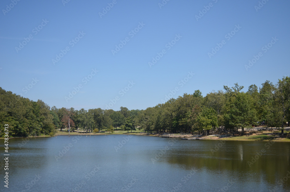 Lake at Davidsonville State Park, Arkansas 