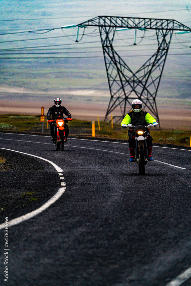 Obraz premium motorbike in the wild