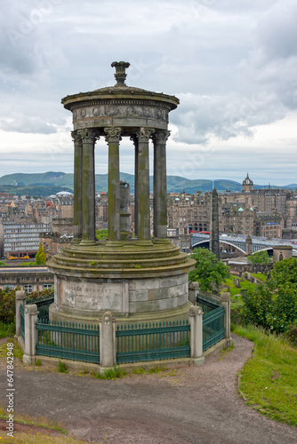 Dugald Stewart Monument in Edinburgh photo