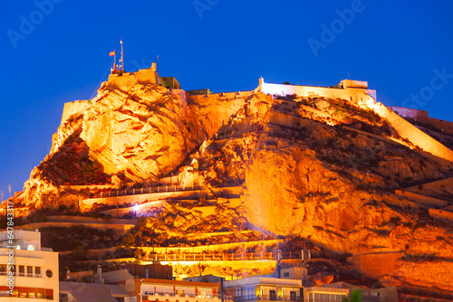 Santa Barbara Castle in Alicante, Spain