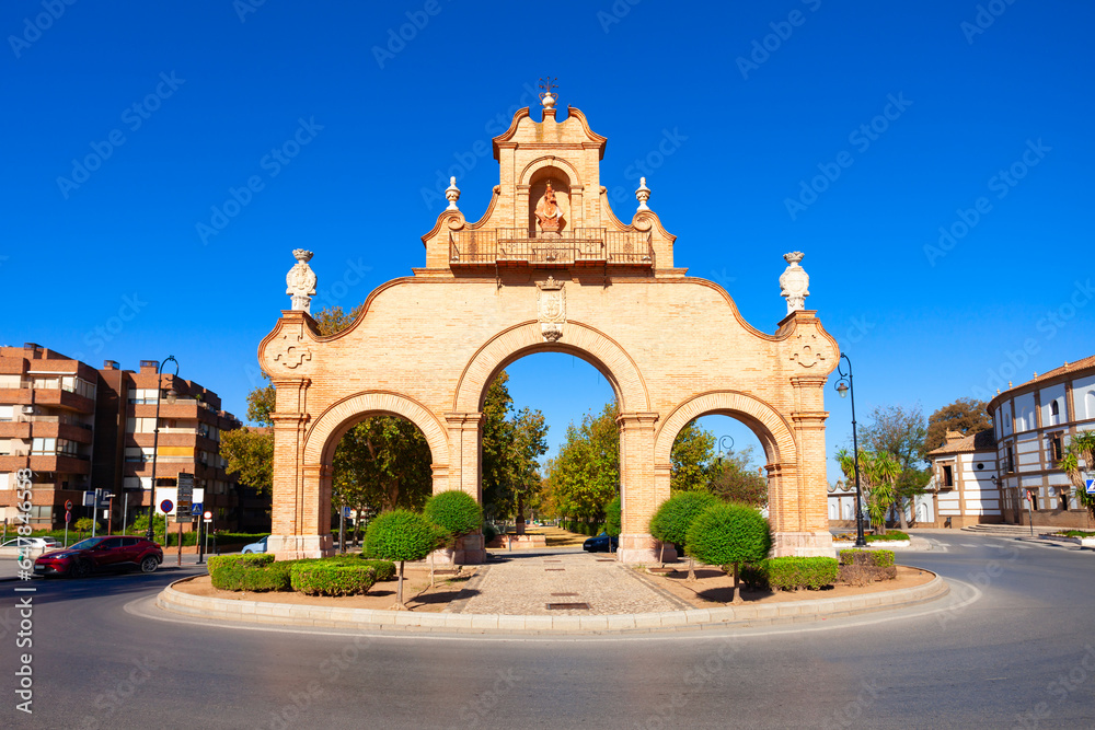 Puerta de Estepa Gate in Antequera, Spain
