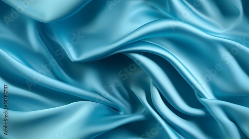 Dive into azure beauty. Waves of satin luxury. Perfect for festive designs.