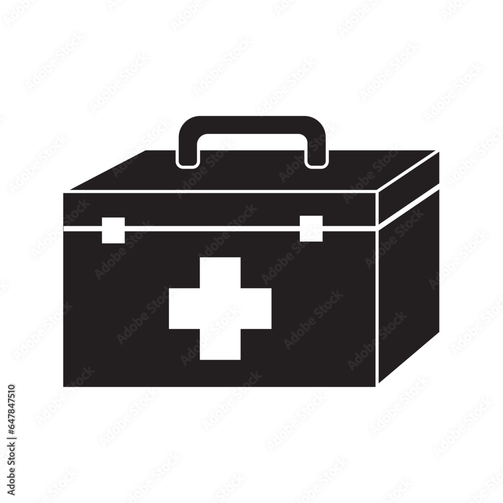First aid box icon logo vector design template First aid box icon logo vector design template