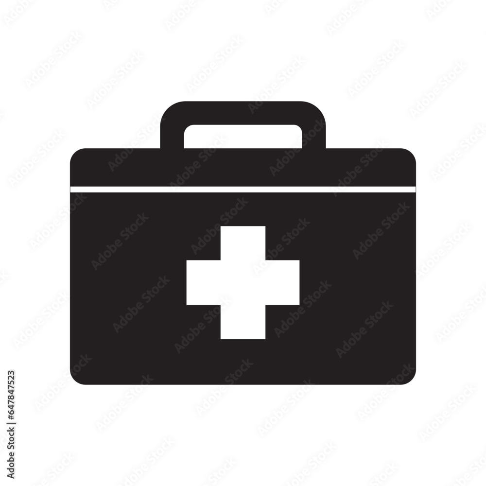 First aid box icon logo vector design template First aid box icon logo vector design template