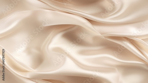 Beige satin dreamscape. Dive into waves of beauty. Celebrate with sophistication. A touch of class.