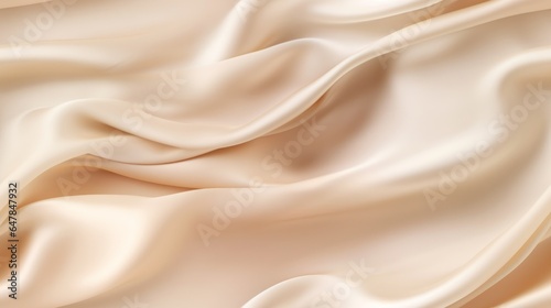 Dive into beige dreams. Waves of satin luxury. Perfect for festive occasions. A touch of beauty.