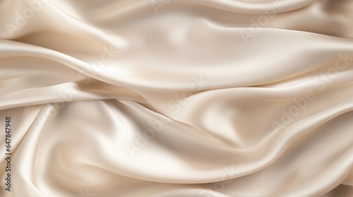 Beige elegance on fabric. Soft wavy and shimmering. A designer's paradise. Ideal for elegant projects.