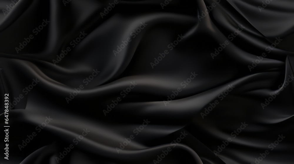 Black fabric magic. Gentle waves on a shiny surface. A touch of elegance. Dive into luxury. Black fabric magic. Gentle waves on a shiny surface. A touch of elegance. Dive into luxury.