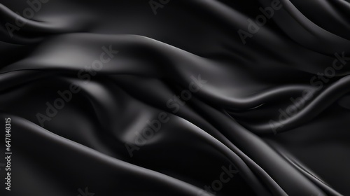 Waves of black charm. Silky smooth and shimmering. A designer's delight. Celebrate with style.