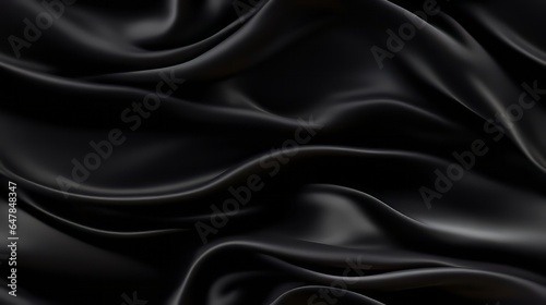Shimmering black satin. Gentle waves of luxury. A backdrop for special occasions. Dive into elegance.