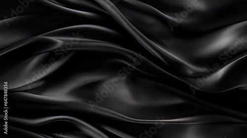 Waves of black beauty. Silky smooth satin. Perfect for grand celebrations. A touch of timeless sophistication.