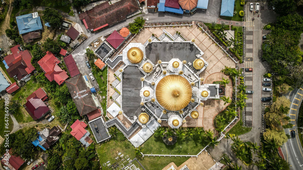 The aerial view of Kuala Selangor in Malaysia The aerial view of Kuala Selangor in Malaysia