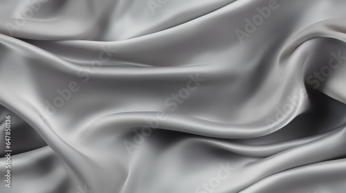 Celebrate with grey fabric. Gentle wavy and shimmering. Design with sophistication. Waves of beauty.
