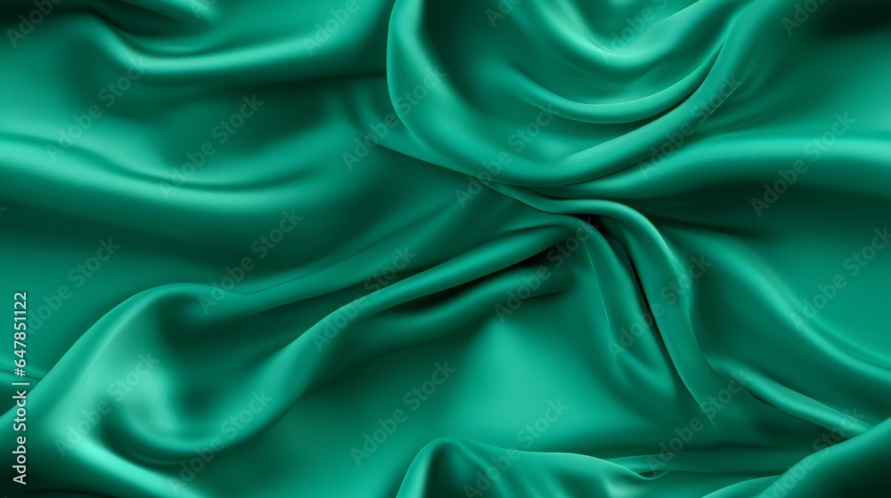 Malachite dreams in fabric. Waves of satin luxury. Perfect for festive occasions. A touch of sophistication.