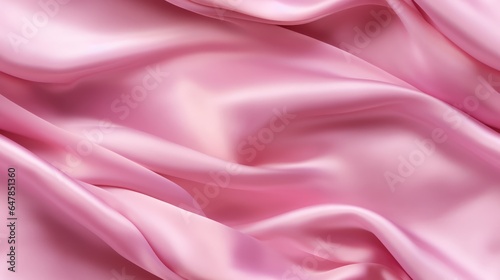 Pink satin panorama. Lustrous waves of beauty. Celebrate with tenderness. A touch of luxury.