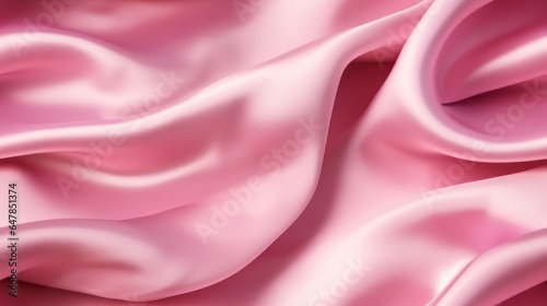Pink fabric stories. Gentle wavy and shiny. A backdrop for design wonders. Embrace the sophistication.