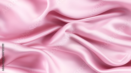 Pink dreams in fabric. Waves of satin luxury. Perfect for festive occasions. A touch of sophistication.