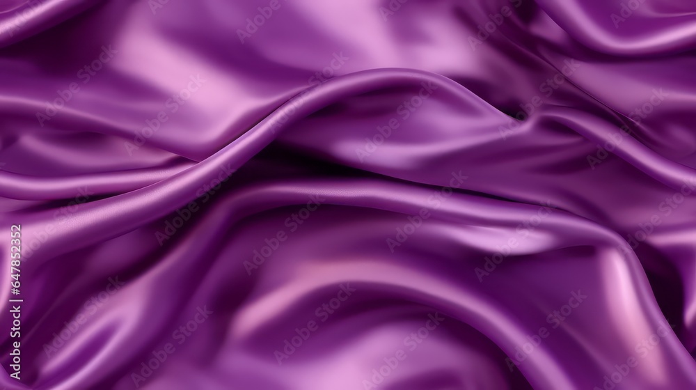 Obraz premium Purple satin beauty. Lustrous waves. Perfect for masterpieces. A touch of regality.