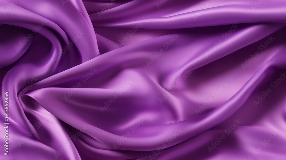 Fototapeta premium Purple elegance unfolds. Silky shiny and deep. A backdrop for design wonders. Embrace the sophistication.