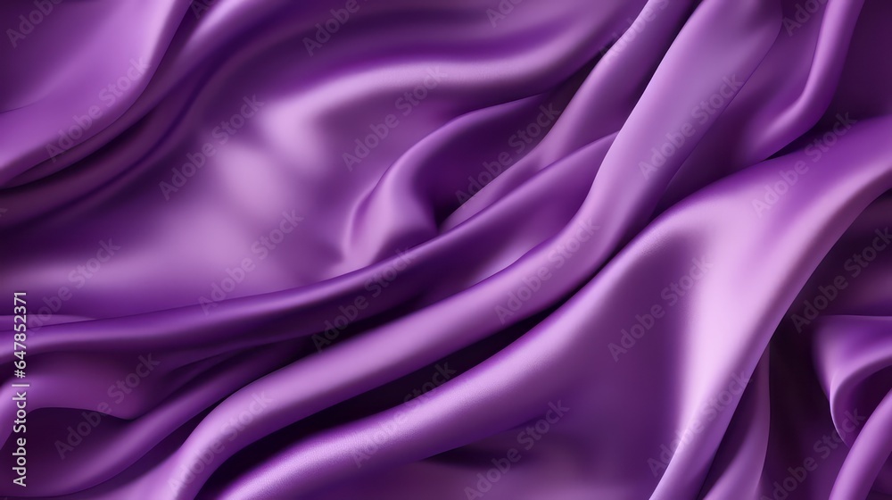 Fototapeta premium Purple elegance. Soft wavy and shimmering. A touch of luxury. Ideal for opulent projects.