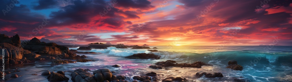 rugged coastline at twilight, rugged coastline, with towering cliffs, crashing waves, turbulent sea, dramatic sky filled with shades of blue, purple, and pink, fiery red and orange hues rugged coastline at twilight, rugged coastline, with towering cliffs, crashing waves, turbulent sea, dramatic sky filled with shades of blue, purple, and pink, fiery red and orange hues