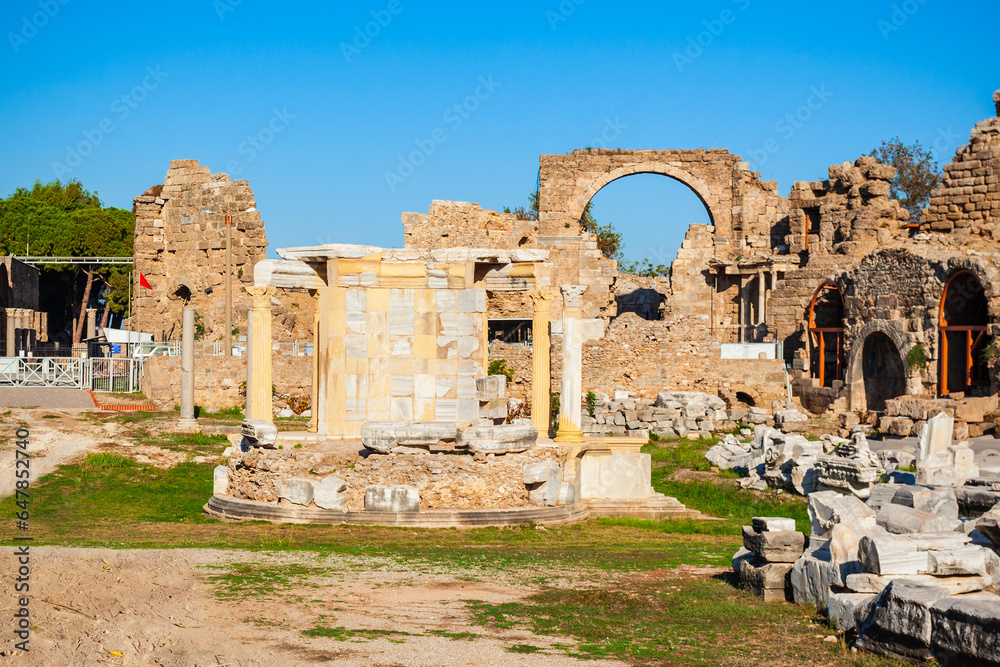 Tyche Temple in Side ancient city