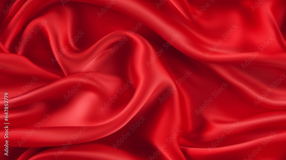 Red elegance in fabric. Gentle waves and shine. Celebrate with ardor. Perfect for luxury designs. Red elegance in fabric. Gentle waves and shine. Celebrate with ardor. Perfect for luxury designs.