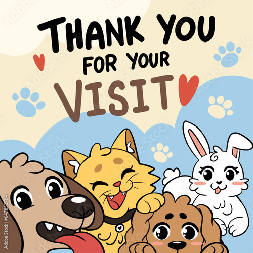 VETERINARIA, PERRO, GATO, MASCOTAS, ANIMALES, TAREJTA VETERIANARIA, GRACIAS POR LA VISITA 