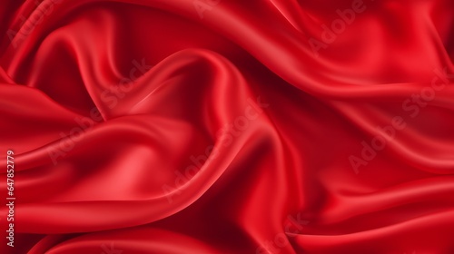 Red elegance in fabric. Gentle waves and shine. Celebrate with ardor. Perfect for luxury designs.
