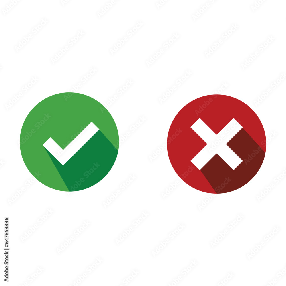 Do and Don't vector illustration button choice. Suitable for elements of advice info graphic information or tips. Check mark and cross mark icon. Do and Don't vector illustration button choice. Suitable for elements of advice info graphic information or tips. Check mark and cross mark icon.