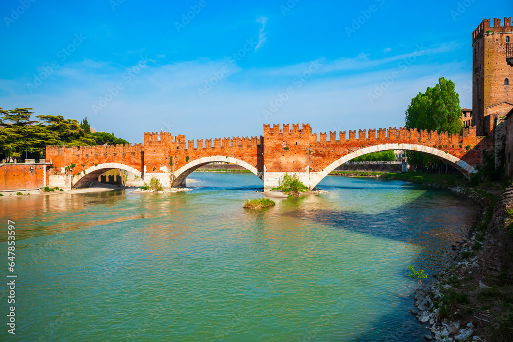 Castelvecchio Castle in Verona, Italy