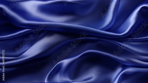 Royal blue fabric tales. Gentle waves. Celebrate design with depth. Perfect for elegant designs.