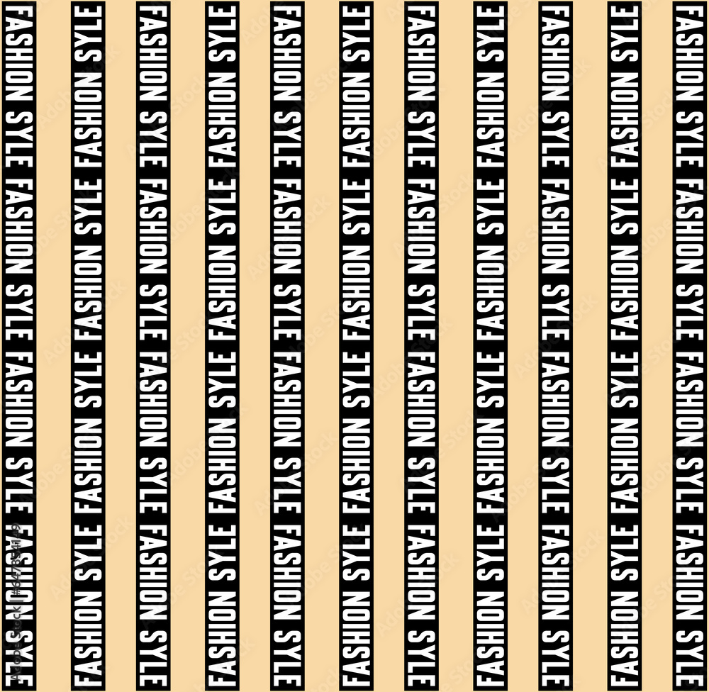 geometric line graphic design yellow background writing fashion style slogan pattern abstract texture print seamless pattern with motifs