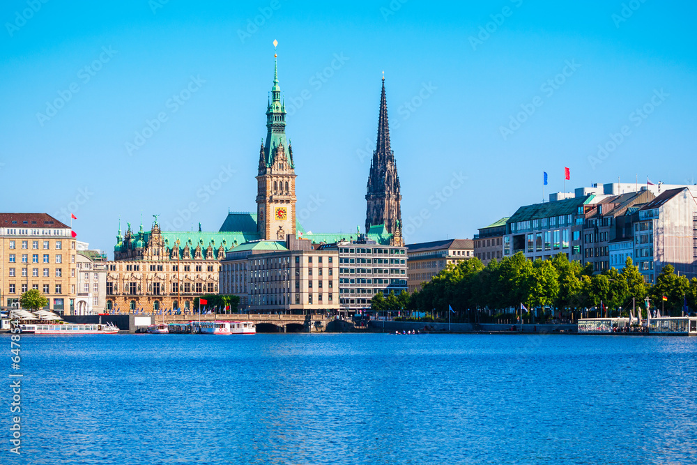 Fototapeta premium Hamburg City Hall or Rathaus