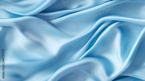 Sky blue beauty in every fold. Waves of satin elegance. Perfect for serene occasions. A touch of the heavens.
