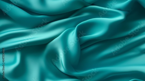 Turquoise elegance on fabric. Soft wavy and shimmering. A designer s beach muse. Ideal for breezy projects.
