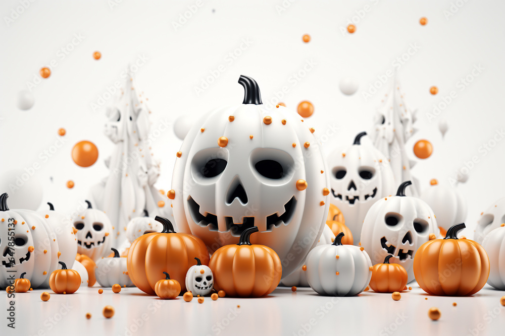 Halloween. The souls of the dead returned to their homes. Pumpkins, witches, skeletons, sorceresses, spirits of the dead, dark night, candies, scary, candles Halloween. The souls of the dead returned to their homes. Pumpkins, witches, skeletons, sorceresses, spirits of the dead, dark night, candies, scary, candles