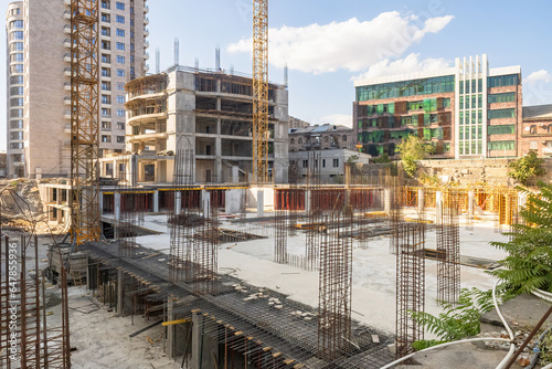 Construction site. Erection...