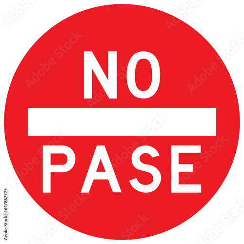 no pase, señal, circular, sr 04, transito, vehicular, señal contorno rojo, señalización, transportación, icono, rojo, circulo rojo, señalización, señal de no pase, pictograma, señal reglamentaria