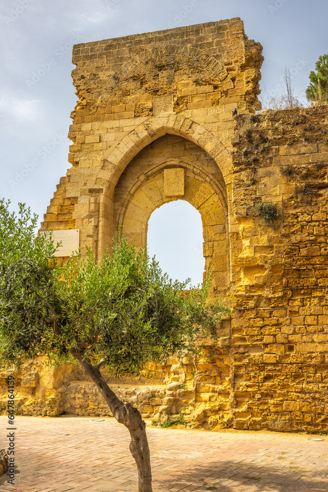 Norman Arc in Mazara del Vallo, town in southwestern of Sicily, Italy, Europe.