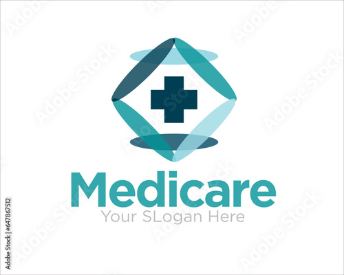 medicare logo designs simple modern for health service