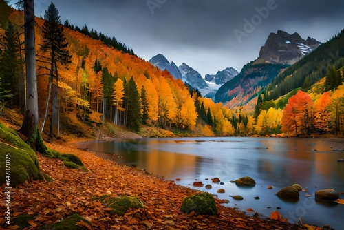 autumn in the mountains