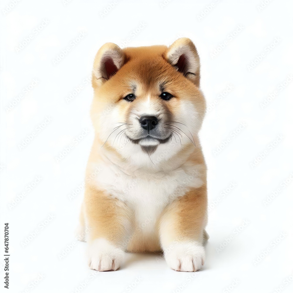 Akita Puppy's Bright Eyes, Generative AI