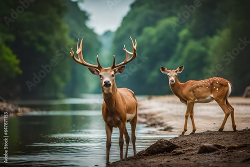 deer in the forest © rojar deved