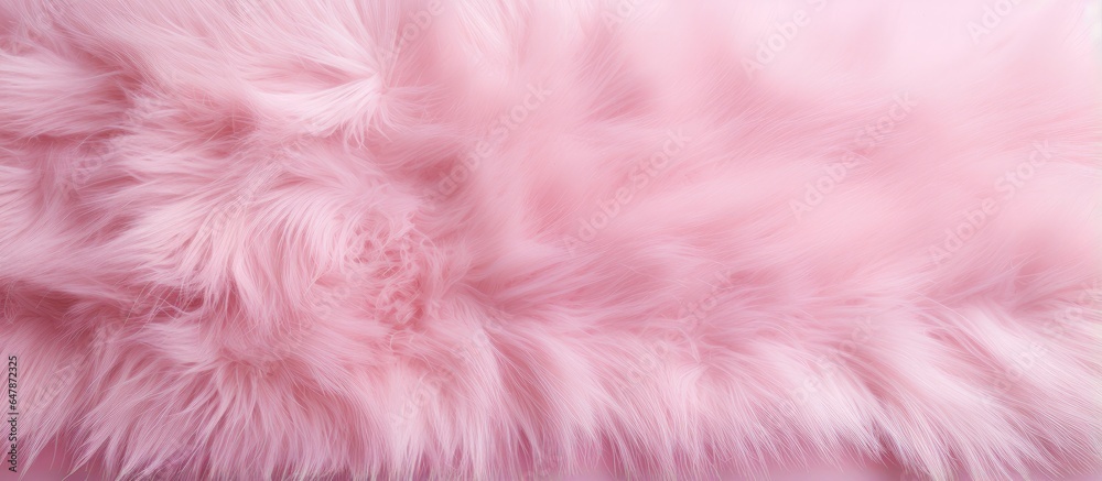 Flat lay view of a pink furry background Flat lay view of a pink furry background